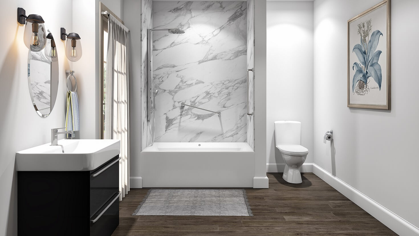 Shower to Tub Conversion