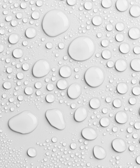 White Background Water Drops Texture Design