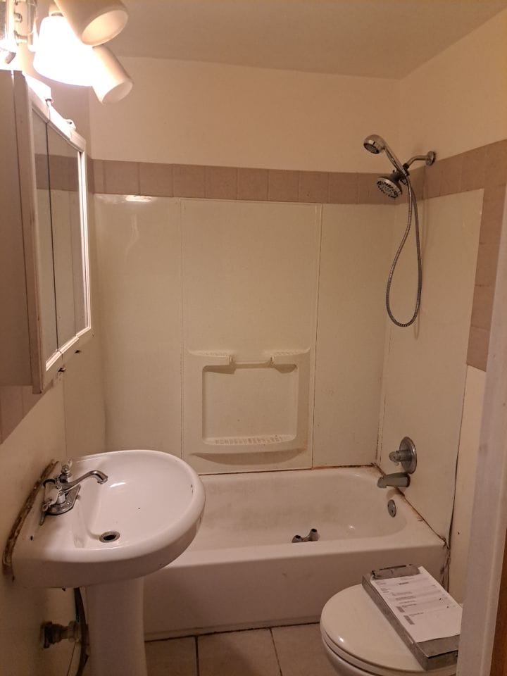 Before Bath Remodel